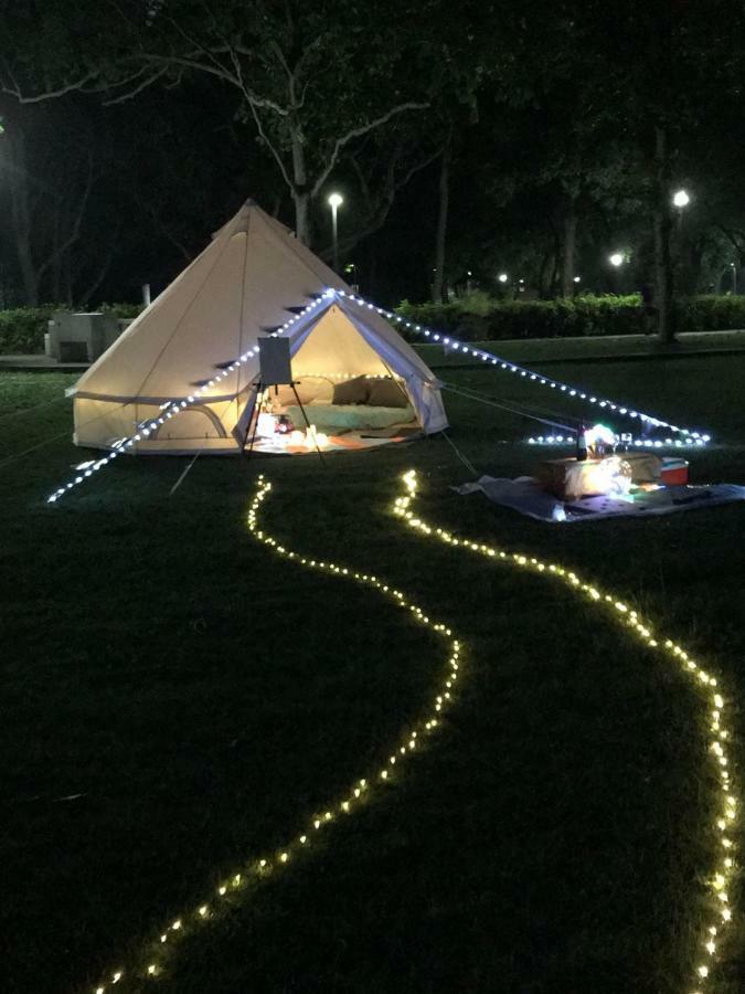 Glamping Kaki - Medium Bell Tent Singapur Exterior foto